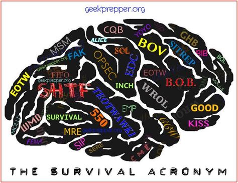 48 Shtf Prepper Acronyms The Ultimate Survival Guide