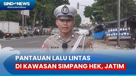 Pantauan Lalu Lintas Di Kawasan Simpang Hek Jakarta Timur Sindo Sore