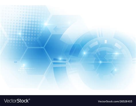 Abstract digital technology futuristic background Vector Image