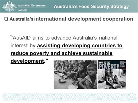 Australias Food Security Strategy Australias International