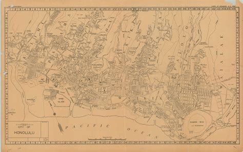 City Of Honolulu Curtis Wright Maps