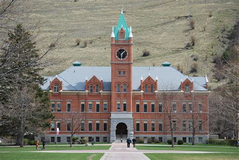 University Hall University Of Montana Missoula Montana University