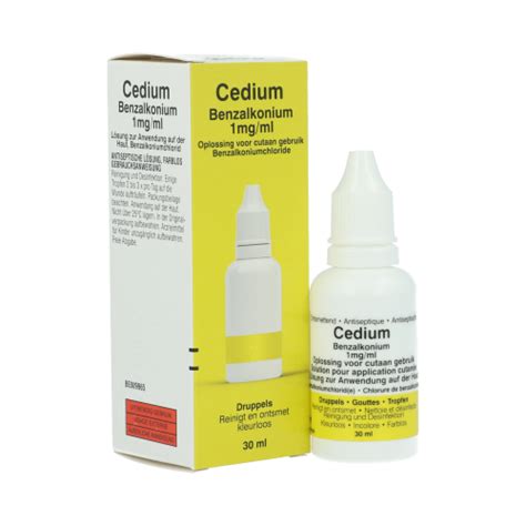 Cedium Benzalkonium 1 Mg Ml Druppels 30 Ml PharmaMarket