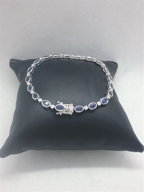 Bracelet Saphirs Diamants Pernet Joaillier Bijouterie