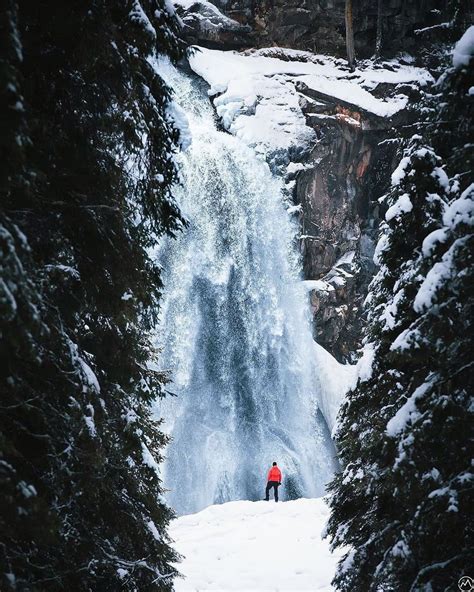 Krimmler Wasserfälle im Winter ein grandioser Anblick