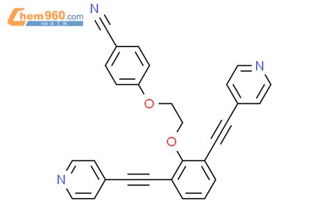 865756 46 3 Benzonitrile 4 2 2 6 Bis 4 Pyridinylethynyl Phenoxy