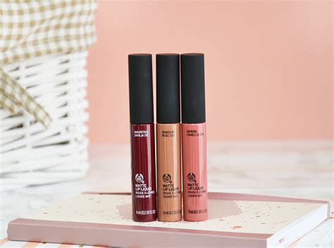 body shop matte lip liquids lana talks