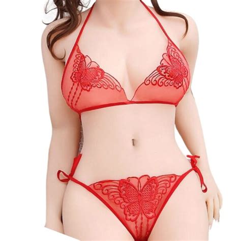 Transparent Butterfly Lace Lingerie Set Xeffo