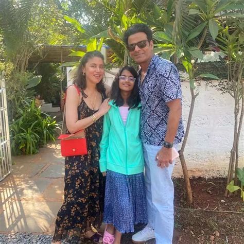 Manoj Bajpayee seen with wife Shabana and daughter Ava, shared lots of ...