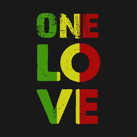 One Love Rasta Reggae One Love Rasta Reggae T Shirt Teepublic