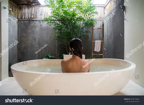 Back View Nude Woman Long Hair Stock Photo 1876718956 Shutterstock