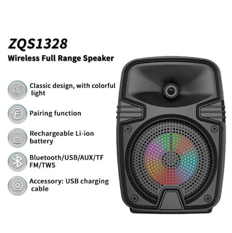 Speakers Bluetooth Super Bass W Bluetooth Portable Rgb Light Mini