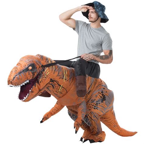 T REX Costume inflatable dinosaur costume World Park Blowup Dinosaur ...