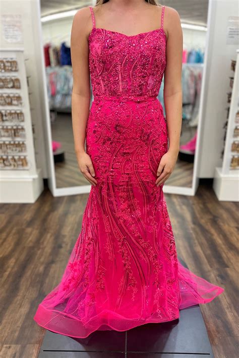 Sherri Hill 54275 Fuchsia Rsg Formals