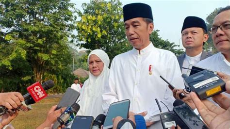 Foto Jokowi Salat Idul Adha Di Yogyakarta Wapres Ma Ruf Amin Di Masjid