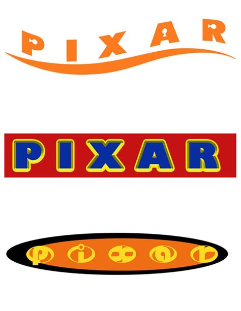 Disney Pixar Logos on SVA Portfolios