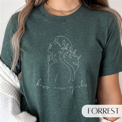 Kiss More Girls Subtle Pride Shirt Lesbian Shirt LGBT Shirt Queer Shirt Alphabet Mafia Bi Pride