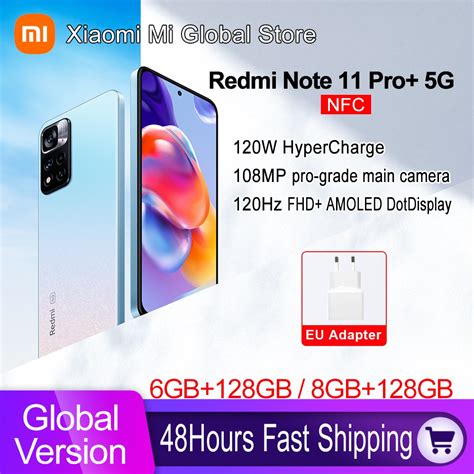 Vers O Global Xiaomi Redmi Nota Pro G Plus Smartphone W