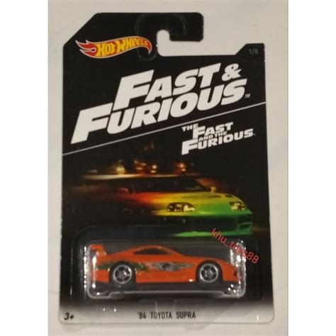 HOT WHEELS FAST FURIOUS TOYOTA SUPRA THE FAST THE FURIOUS SUPRA Shopee Singapore