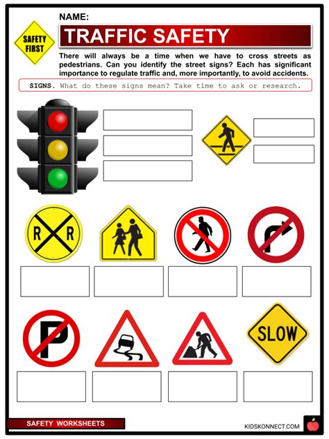 Kindergarten Safety Signs