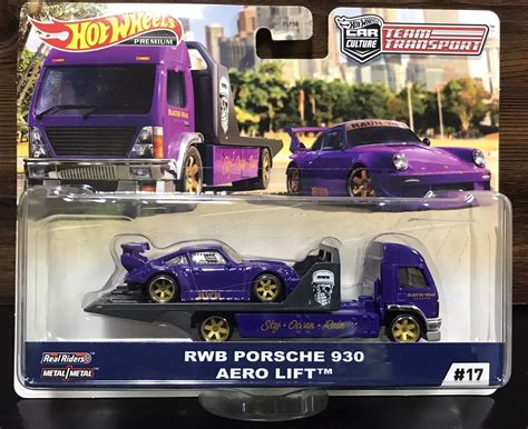 Hot Wheels Porsche Rwb Purple Aero Lift Truck Team Transport Vhtf Ebay