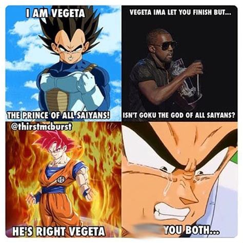 Dragon Ball Hilarious Goku Vs Vegeta Memes