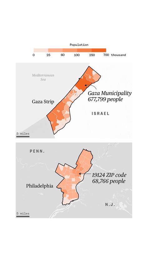 Gaza Strip map: How density matters in the Israel-Hamas conflict