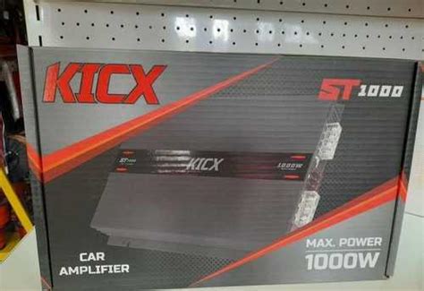 Усилитель Kicx ST1000 купить | Автозапчасти | Festima.Ru – частные ...