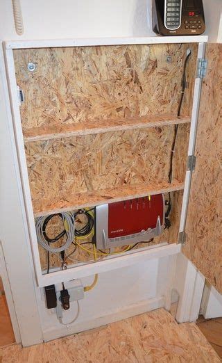 How To Hide Your Router Router Cabinet Hide Router Router Hide