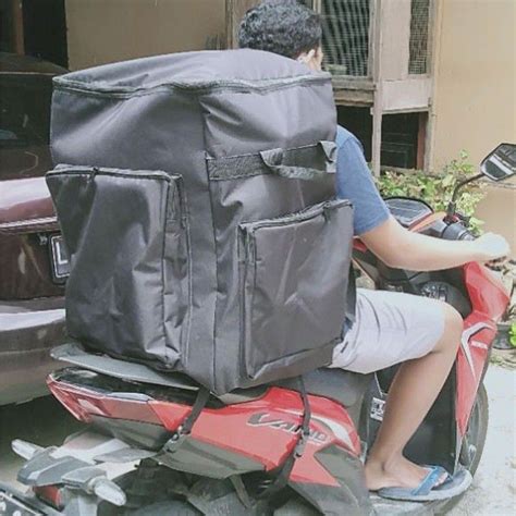 Jual 135L Tas Delivery Cargo Kirim Barang GOJEK GRAB Ransel Jumbo Kurir