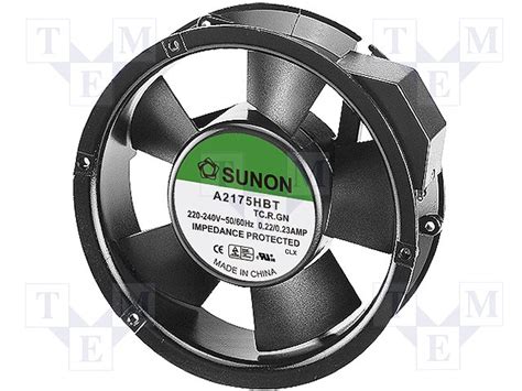 A2175 HBT TC R GN Sunon Fans Datasheet PDF Technical Specs