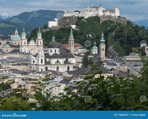 Hill Fort Hohensalzburg In Salzburg Editorial Stock Image Image Of