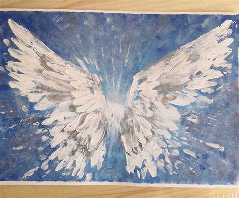 Acrylic Angel Wings Painting | atelier-yuwa.ciao.jp