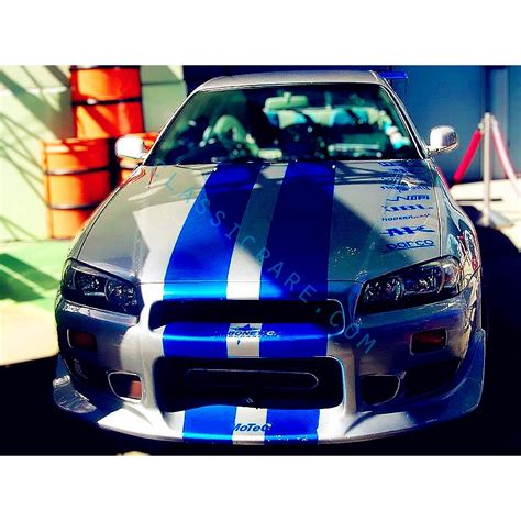 Fast Furious Skyline R34 GTR Hood Racing Stripes Decal 57 OFF