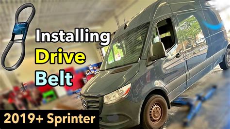 How To 2019 Mercedes Benz Sprinter Drive Belt Youtube