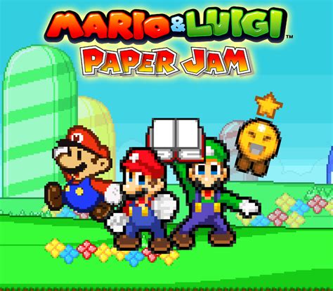 Mario And Luigi Paper Jam Poster My Version By HeiseiGoji91 On