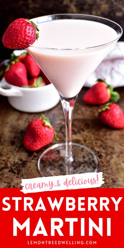 Strawberry Shortcake Martini Delicious Drink Recipes Drinks Alcohol