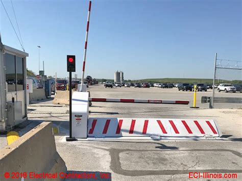 Parking Wedge Barrier Fully Extended