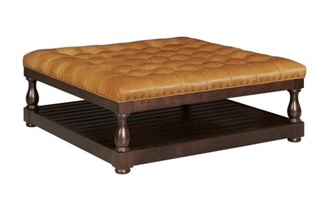 Copeland Cocktail Ottoman – Leather – Sweat's Furniture