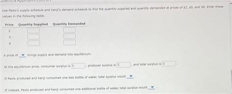 Solved Problems And Applications Q Suppose Paolo Is The Chegg