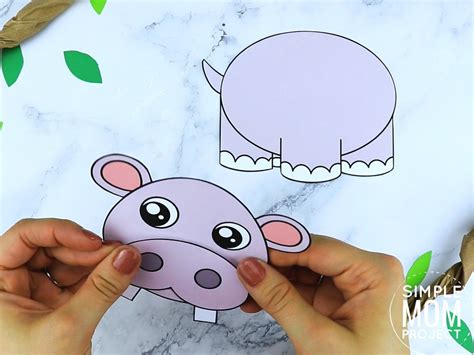 Hippo Template Printable