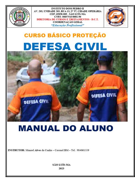 Curso Básico de Proteção Civil | PDF | Defesa civil | Polícia