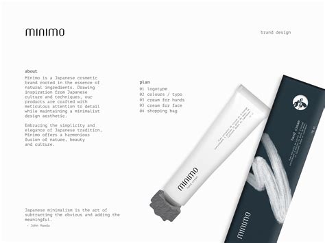 Minimo/ Cosmetic brand identity by Asya G on Dribbble