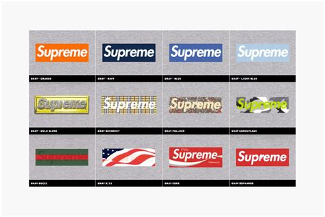 20 Years Of The Supreme Box Logo Supreme Box Logo Box Logo Supreme