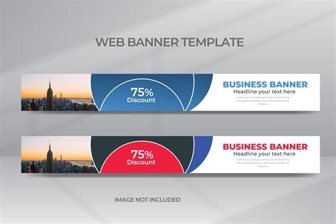 modern banner website