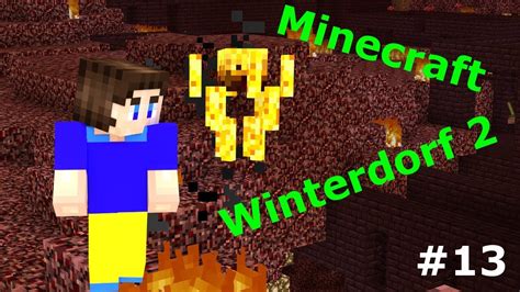 Kampf Im Nether Minecraft Winterdorf Deutsch Hd Youtube