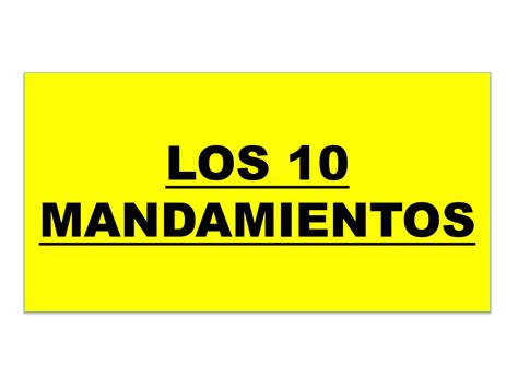 10 Mandamientosppt