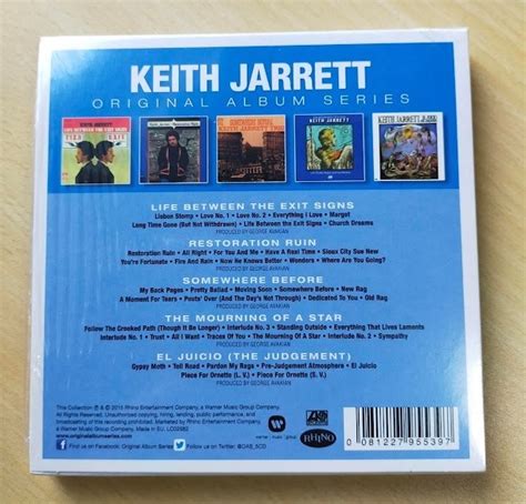 Yahoo Keith Jarrett Original Album Series Cd