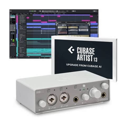 Steinberg IXO22 White USB C Interface Cubase 13 Artist Upgrade Bundle