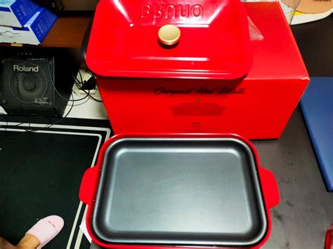 Bruno Compact Hot Plate Red TV Home Appliances Kitchen Appliances BBQ Grills Hotpots On
